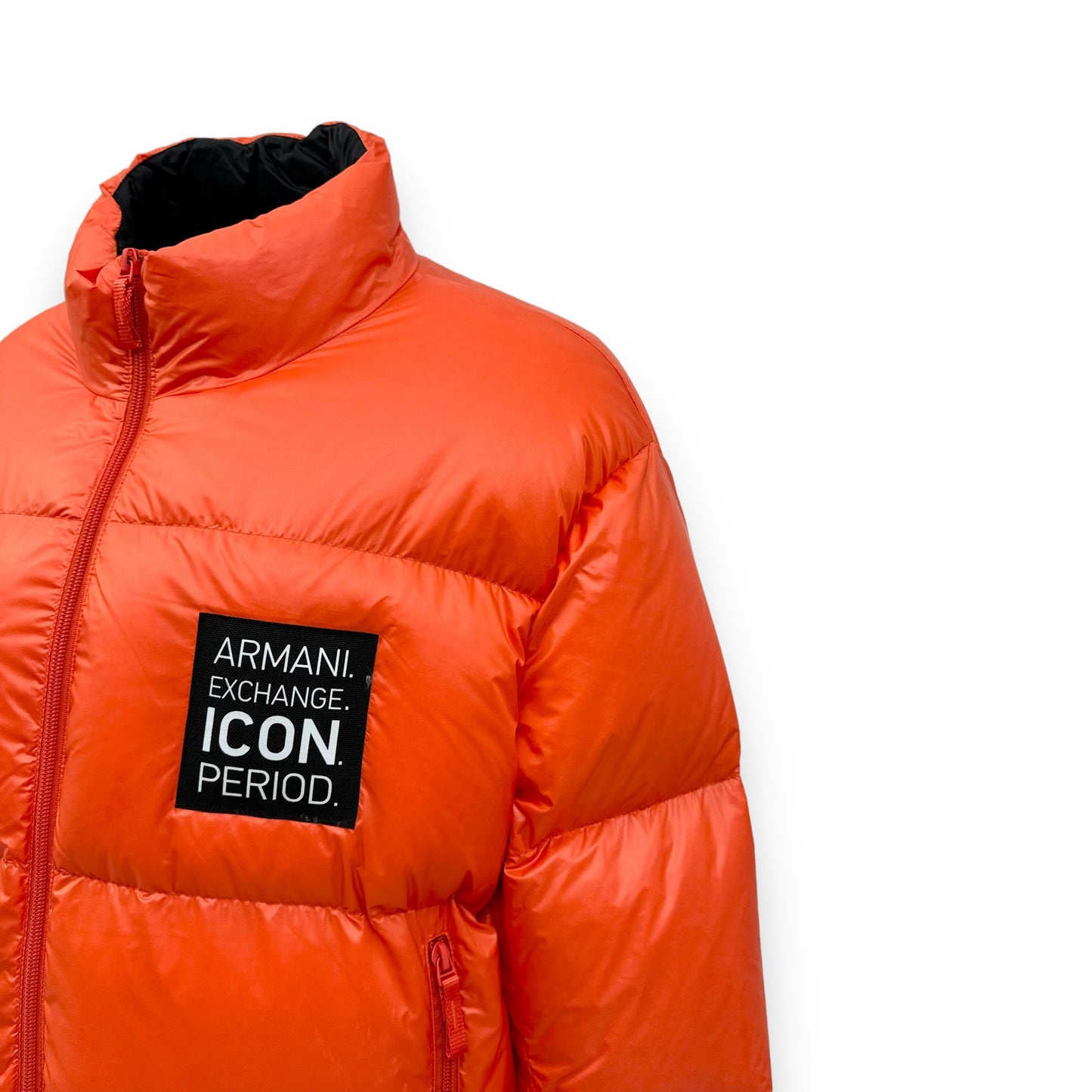 ARMANI EXCHANGE PADDED DOWN JACKET ORANGE XL