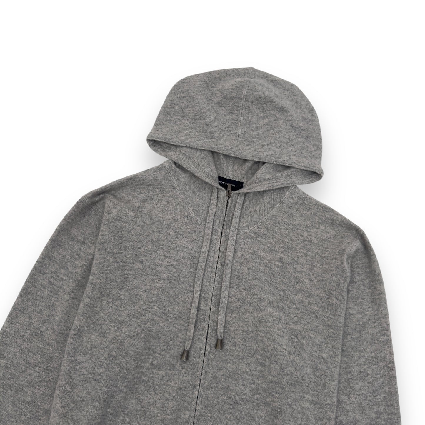 THOM SWEENEY ZIP-UP CASHMERE HOODIE 52 / L