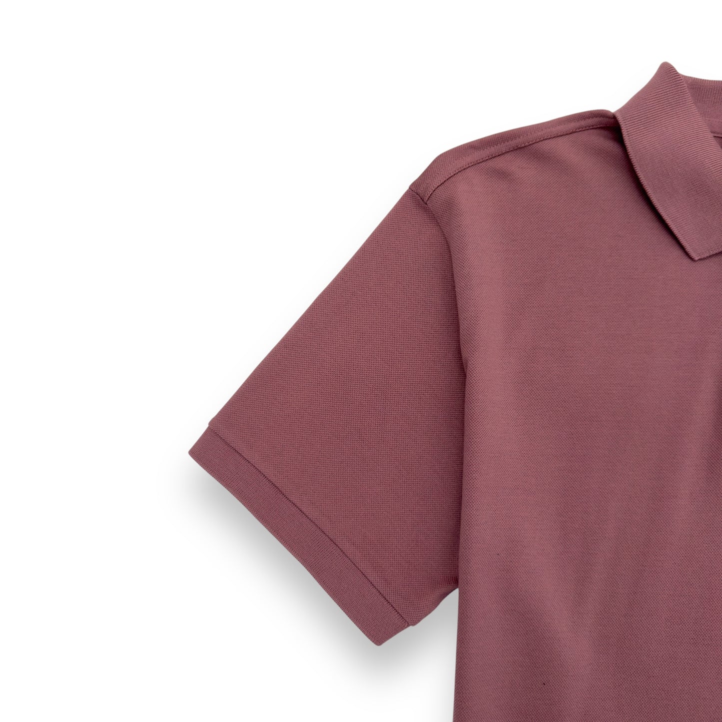 PRADA CHEST LOGO POLO SHIRT PINK M