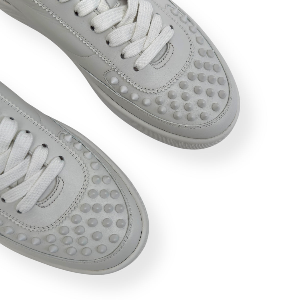CHRISTIAN LOUBOUTIN HAPPYRUI SPIKE SNEAKER WHITE UK8