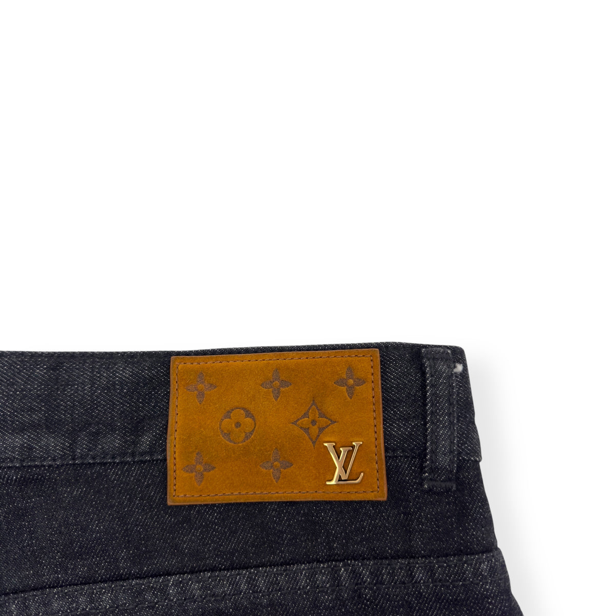 LOUIS VUITTON KARAKORAM BOW TIME DENIM JEANS INDIGO W34”