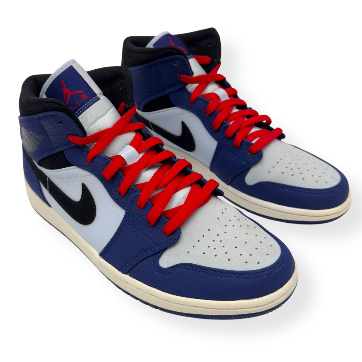 AIR JORDAN 1 RETRO SE MID SNEAKER DEEP ROYAL BLUE UK9