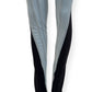 MUGLER SPIRAL SKINNY DENIM JEANS BLUE / BLACK 36 / W26”