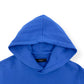 AMIRI EMBROIDERED PAINT DRIP CORE LOGO HOODIE BLUE M