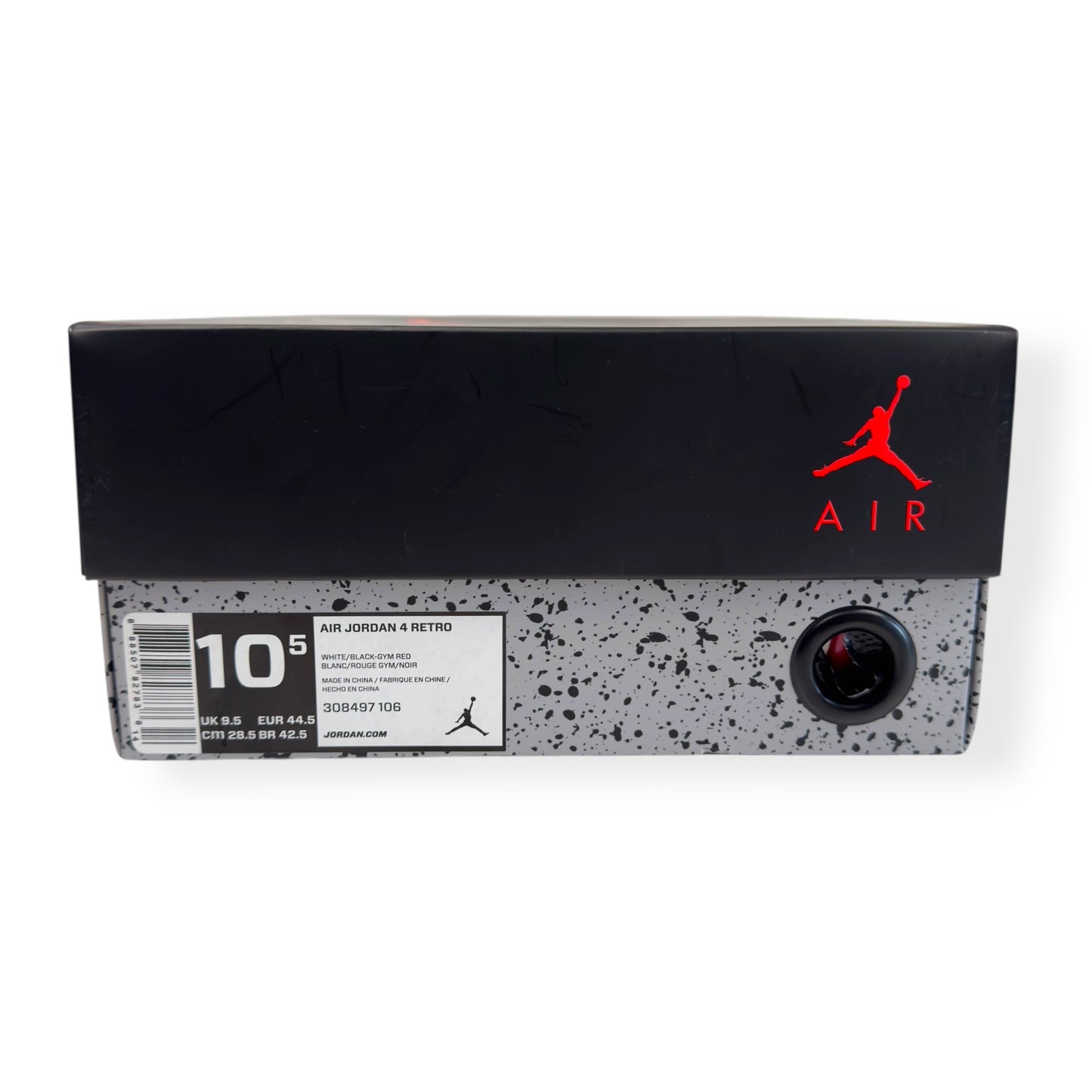 JORDAN 4 RETRO SNEAKER ALTERNATE 89 RED / WHITE UK9.5