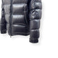 MONCLER MAYA HOODED SHORT DOWN PUFFER JACKET NAVY 5 / XL