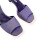 MANOLO BLAHNIK ARASPEMU 50 SUEDE MULES LILAC 37 / UK4