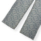CASABLANCA BLEACHED MONOGRAM STRAIGHT-LEG DENIM JEANS BLUE W26”