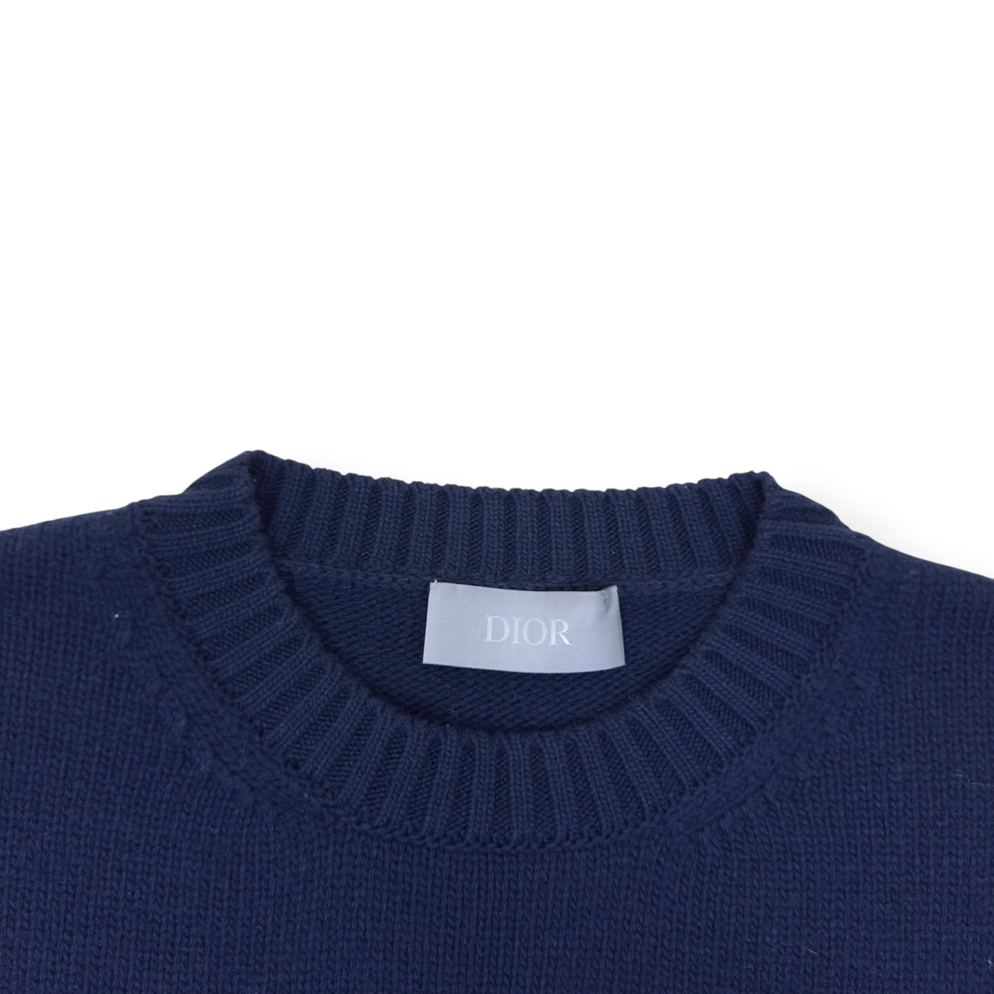 DIOR X KAWS FW24 WOOL KNIT SWEATER BLUE XXL