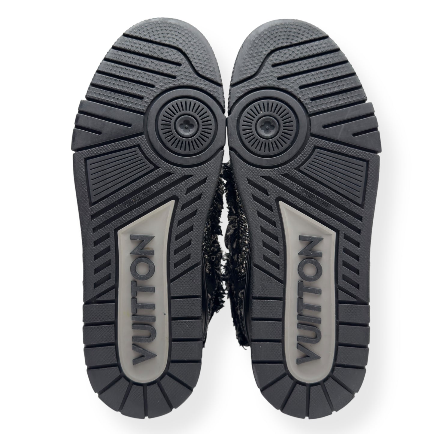 LOUIS VUITTON SWAROVSKI LV SKATE SNEAKER BLACK UK7