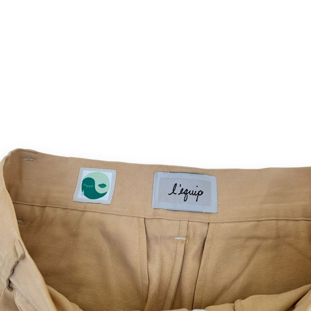 L’EQUIP RELAXED LA TROUSERS YELLOW / BEIGE 34”