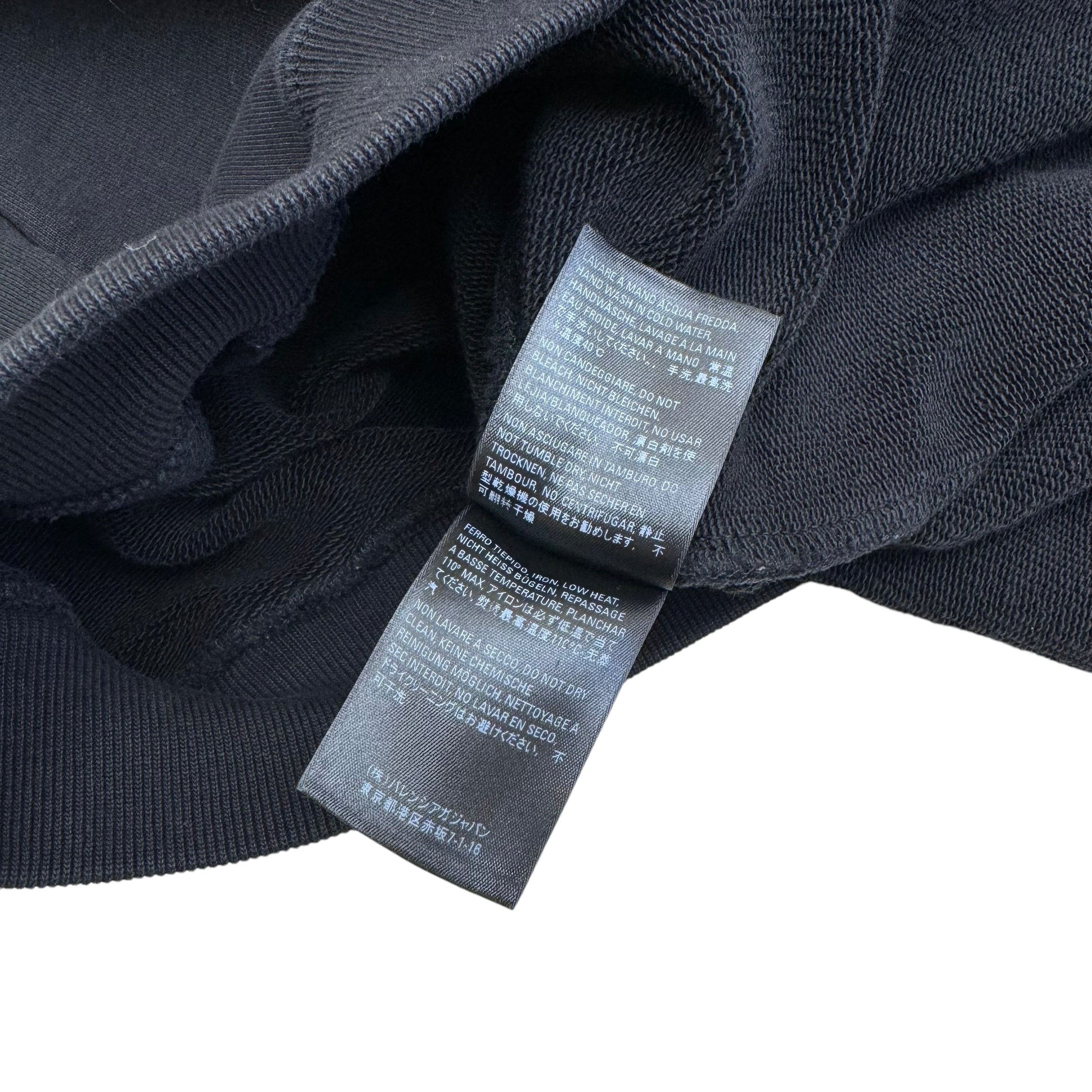 BALENCIAGA OVERSIZED CREDIT CARD LOGO HOODIE BLACK S