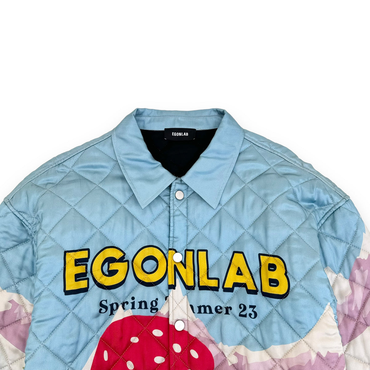 EGONLAB WONDERLAND QUILTED JACKET SHIRT BLUE XL