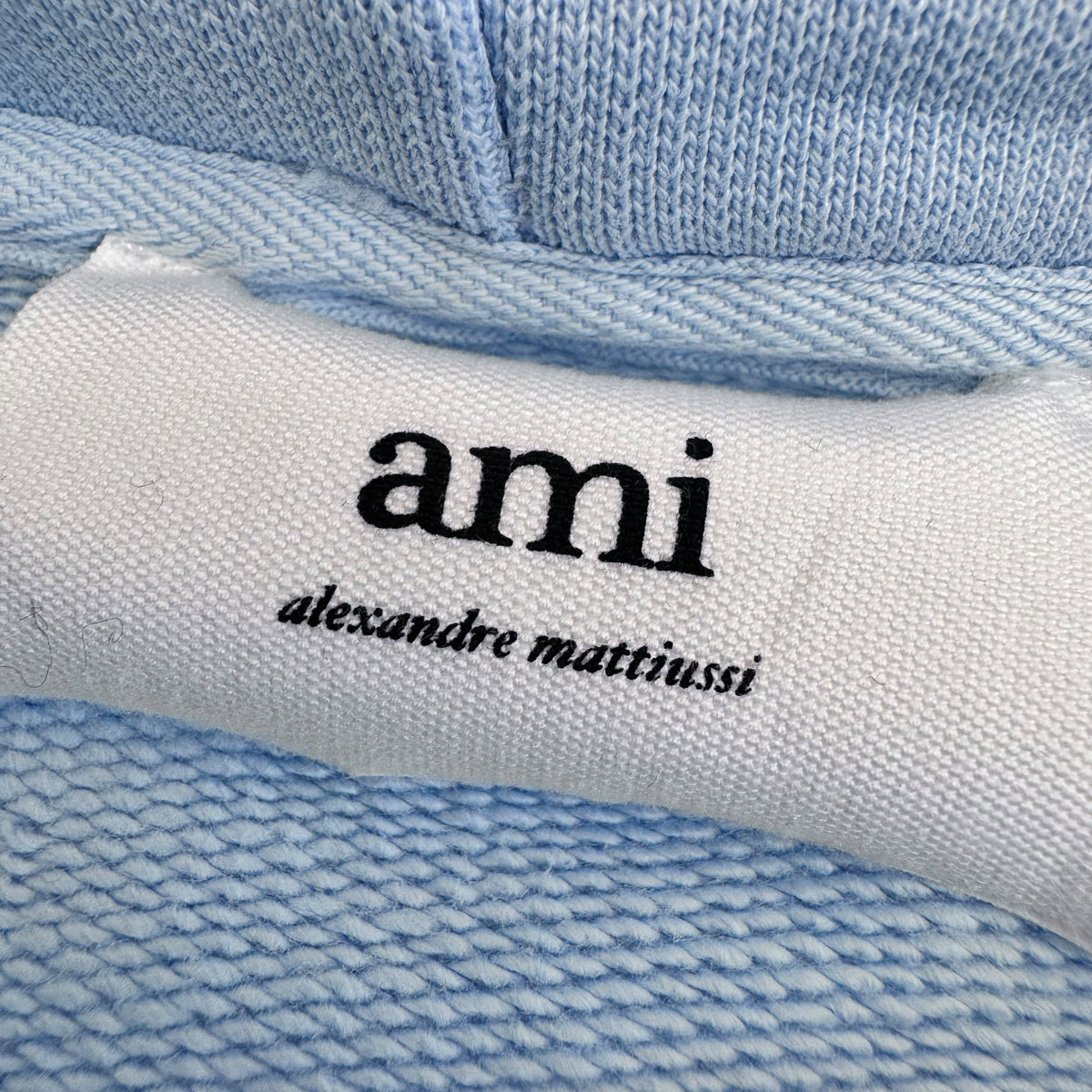 AMI PARIS HOODIE SKYBLUE M