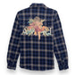 AMIRI CHERUB FLANNEL SHIRT BLUE S