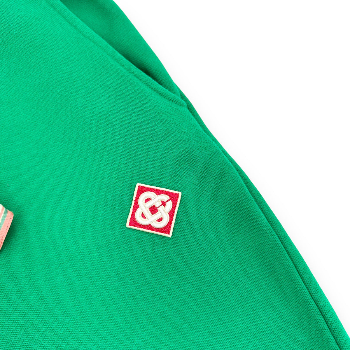 CASABLANCA SCARF SWEATPANTS GREEN M