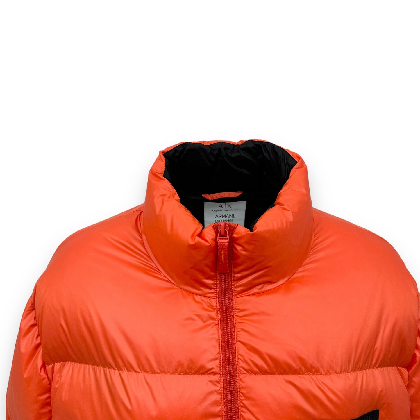 ARMANI EXCHANGE PADDED DOWN JACKET ORANGE XL