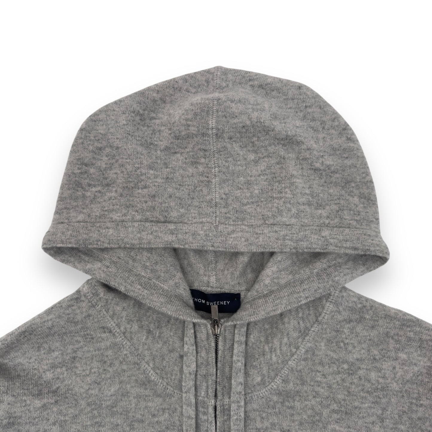 THOM SWEENEY ZIP-UP CASHMERE HOODIE 52 / L