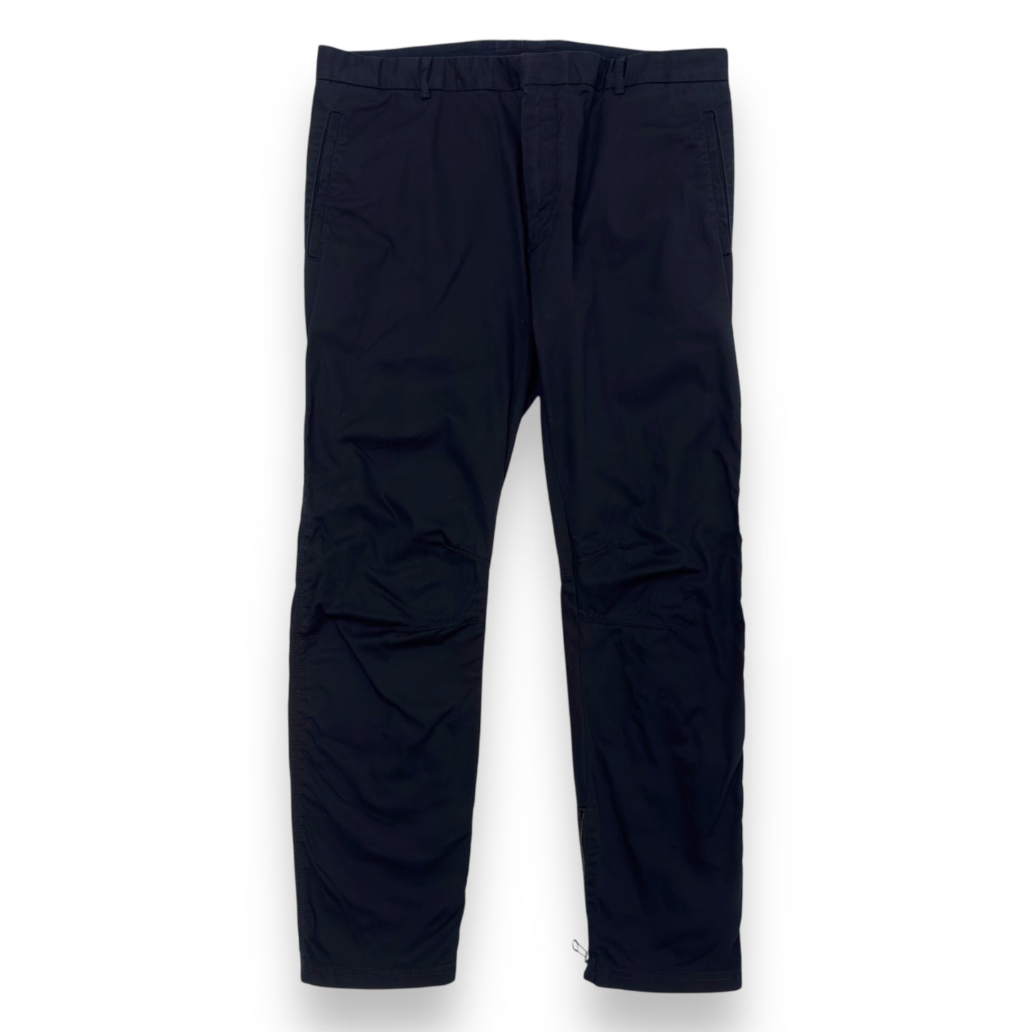 LANVIN TROUSERS NAVY BLUE L