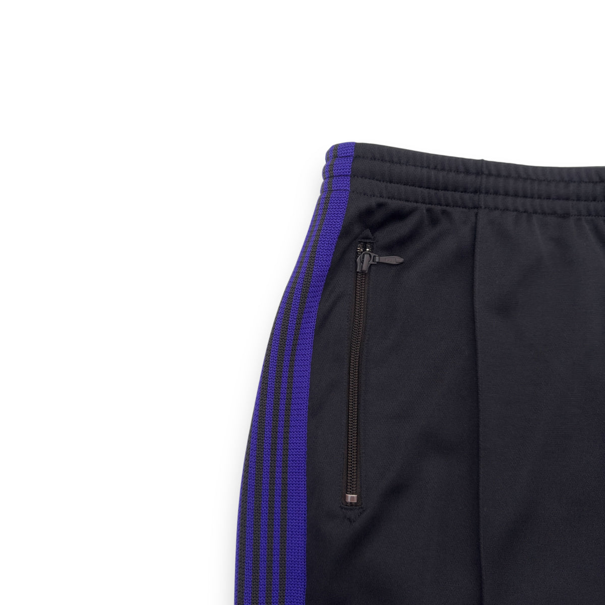NEEDLES TRACK PANTS BLACK / PURPLE XL