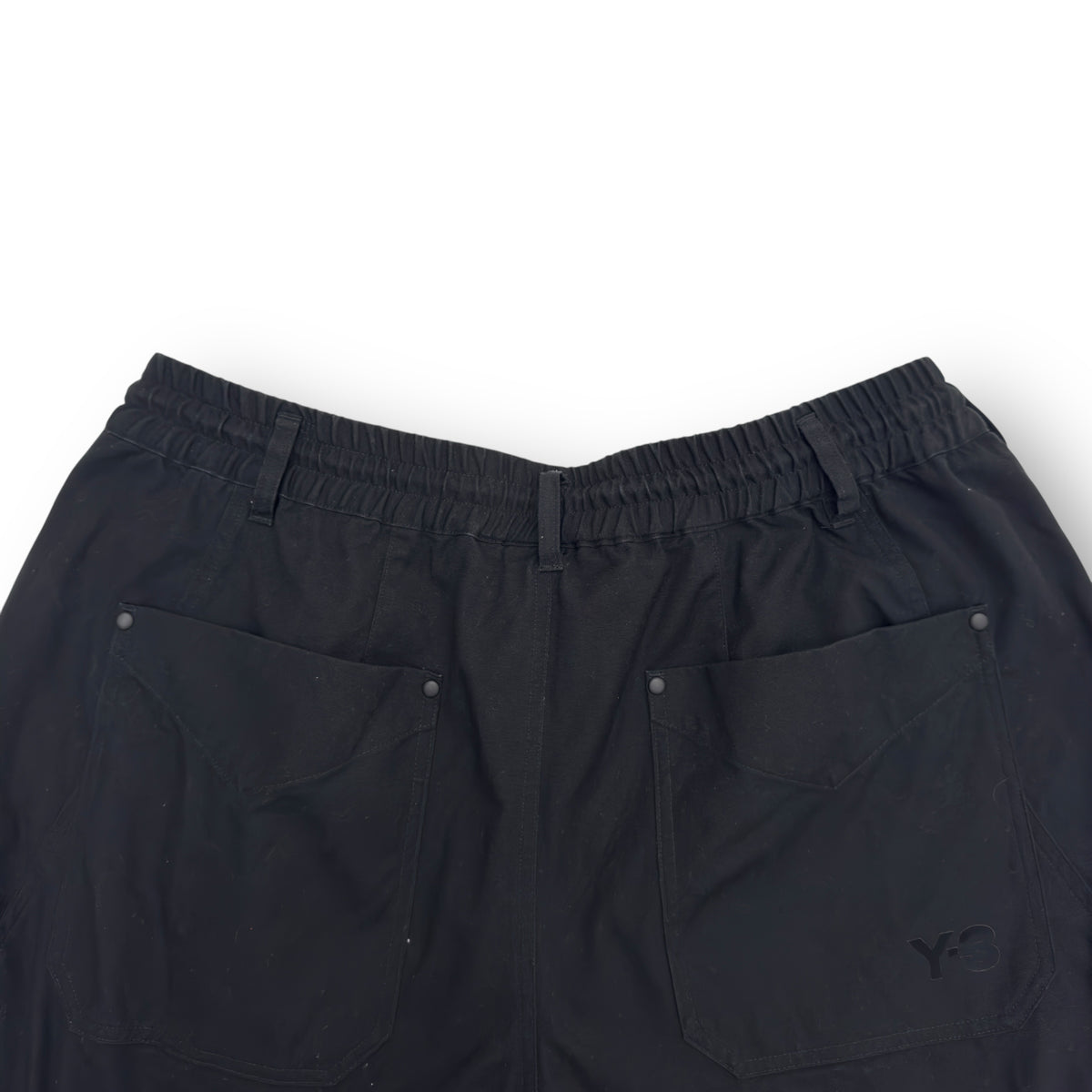 ADIDAS Y-3 OVERSIZED WRKWR TROUSERS BLACK XL