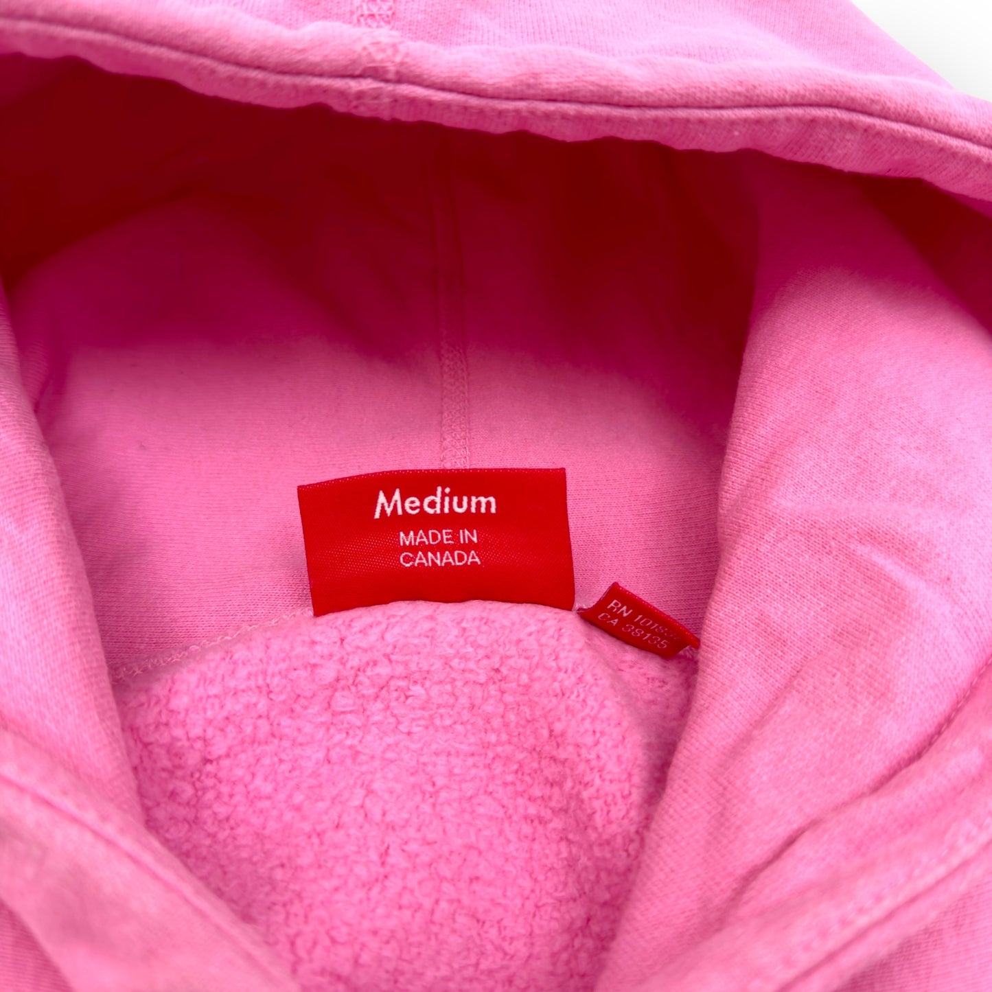 SUPREME 2021 BOX LOGO DRAWSTRING HOODIE PINK M