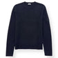 DIOR LOGO PATCH CREWNECK WOOL SWEATER BLACK L
