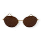 BALENCIAGA SUNGLASSES BROWN / GOLD