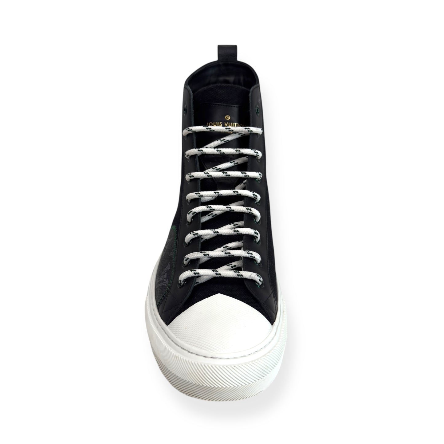 LOUIS VUITTON HIGH TOP SNEAKER BLACK / WHITE UK9