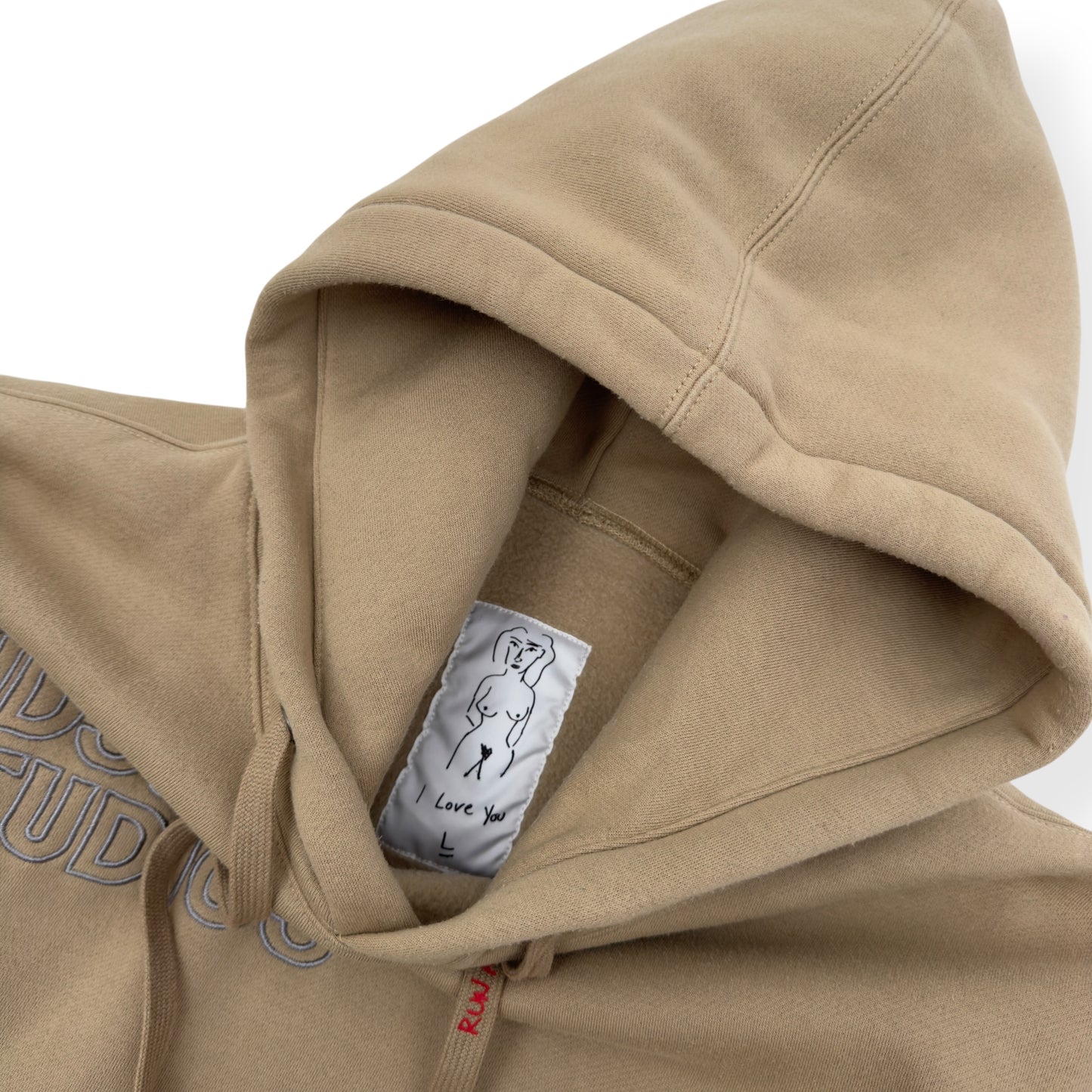 KID SUPER SUPER HOODIE BEIGE L