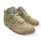 OFF-WHITE X AIR JORDAN 4 SNEAKER SAIL UK8.5