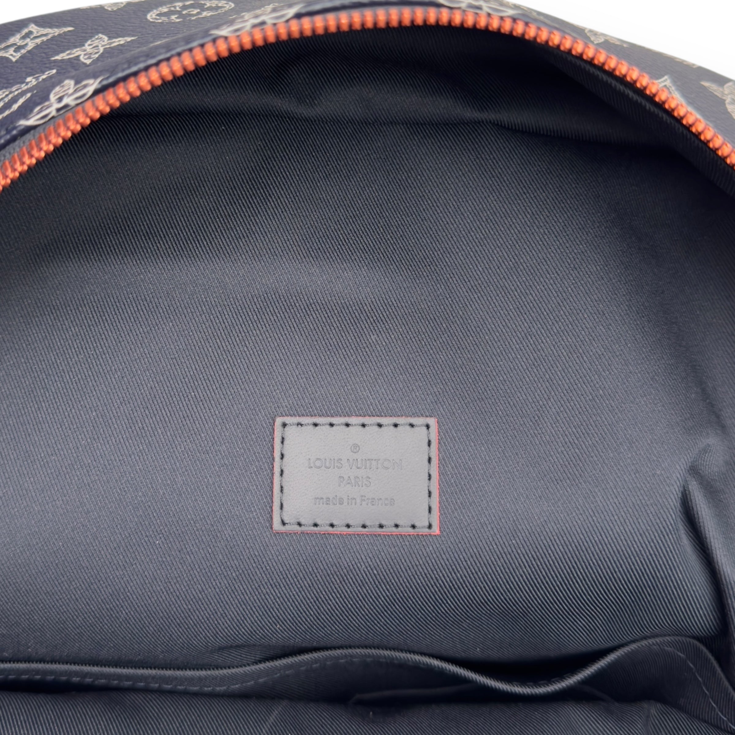 LOUIS VUITTON MONOGRAM UPSIDE DOWN APOLLO BACKPACK BLUE / RED PM