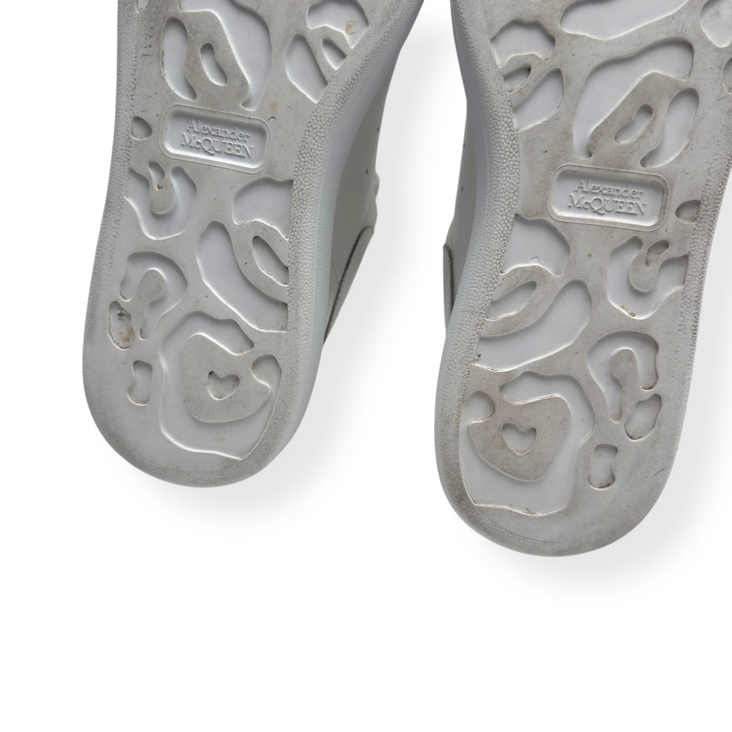 ALEXANDER MCQUEEN OVERSIZED LEATHER SNEAKER WHITE 42.5 / UK8.5