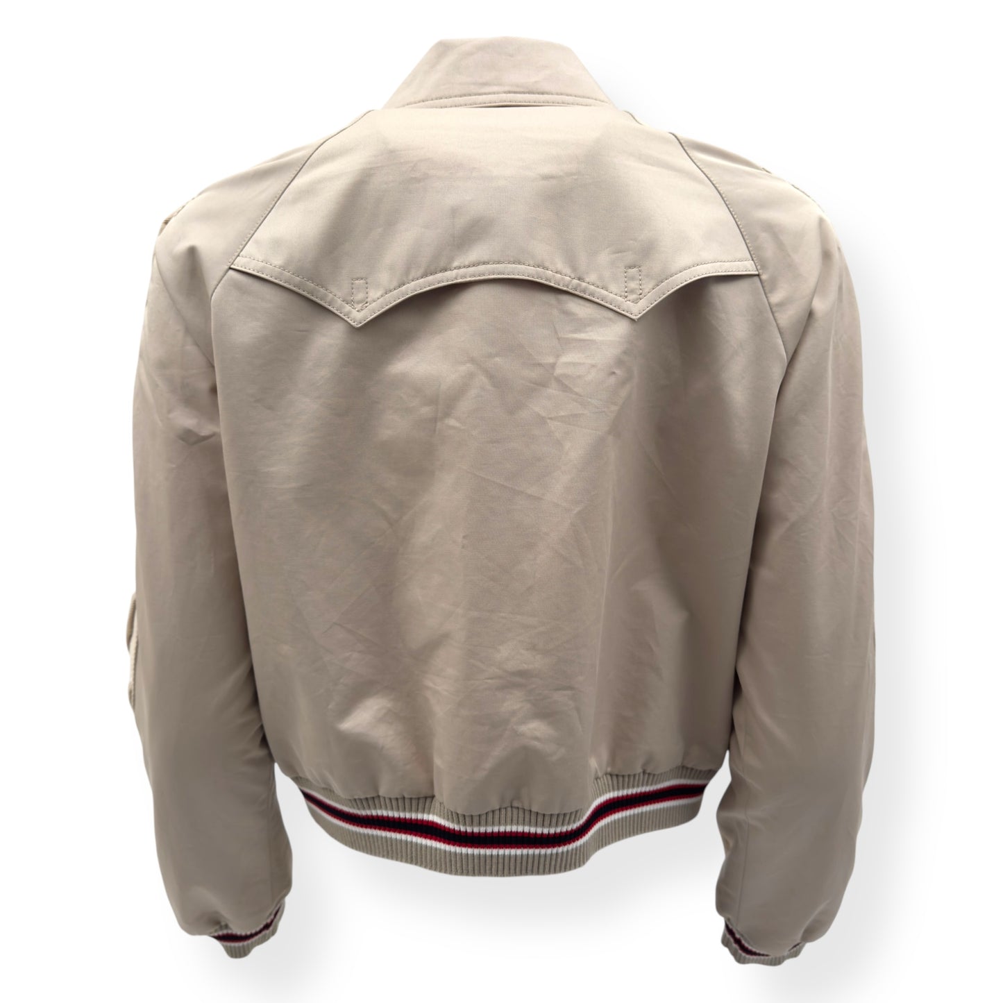 SANDRO PARIS BIKER JACKET NEUTRAL 40 / M / UK12