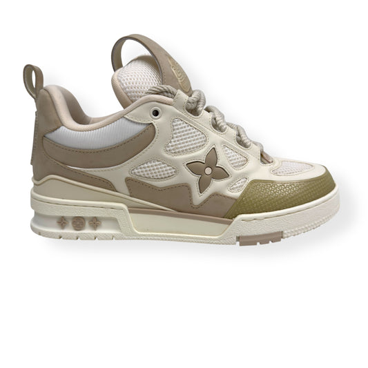 LOUIS VUITTON LV SKATE SNEAKER LUXURY BEIGE UK7