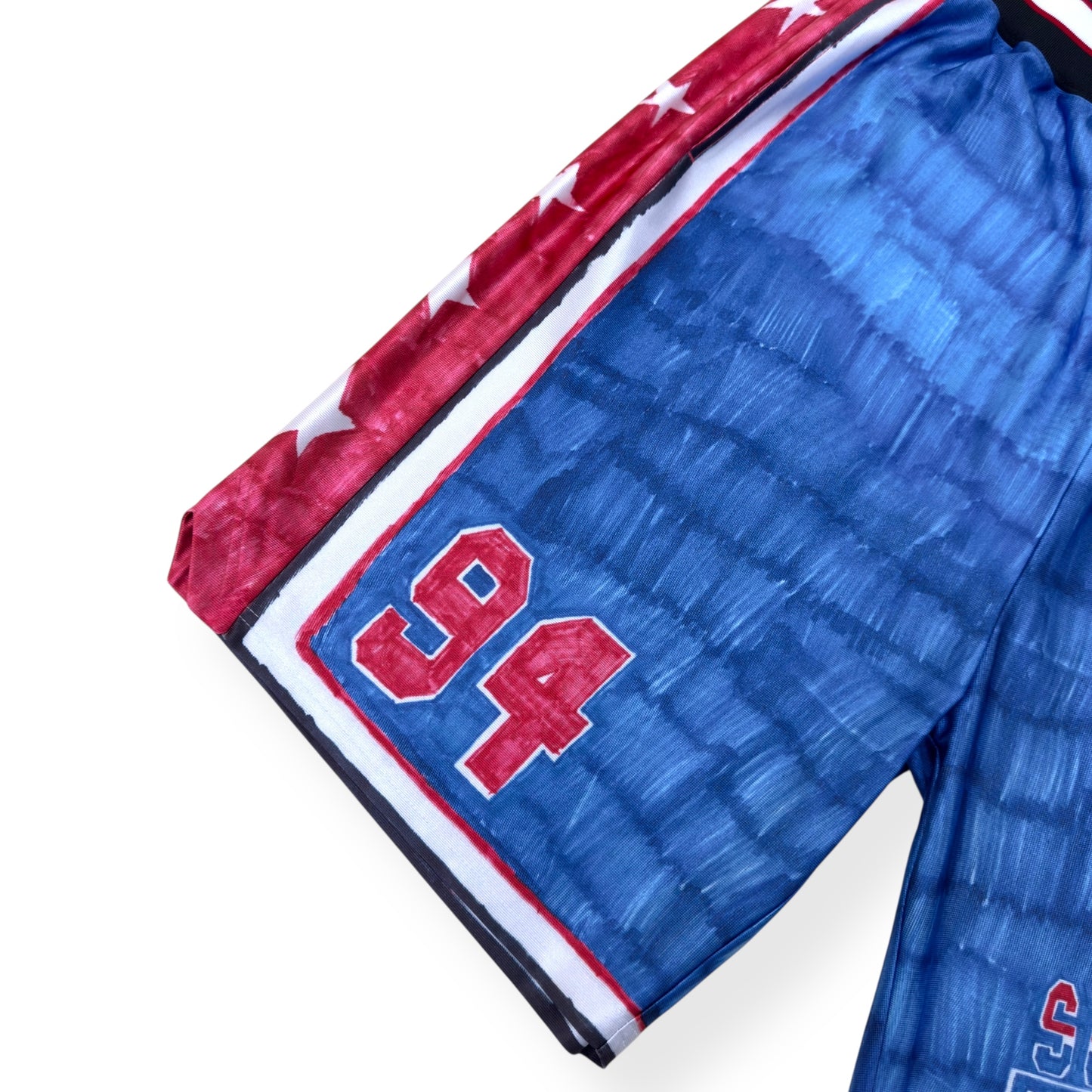 SUPREME MARKER BASKETBALL SHORTS RED / BLUE / WHITE L