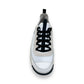 CHANEL NEOPRENE / LEATHER CC LOW TOP SNEAKER WHITE / IVORY UK9