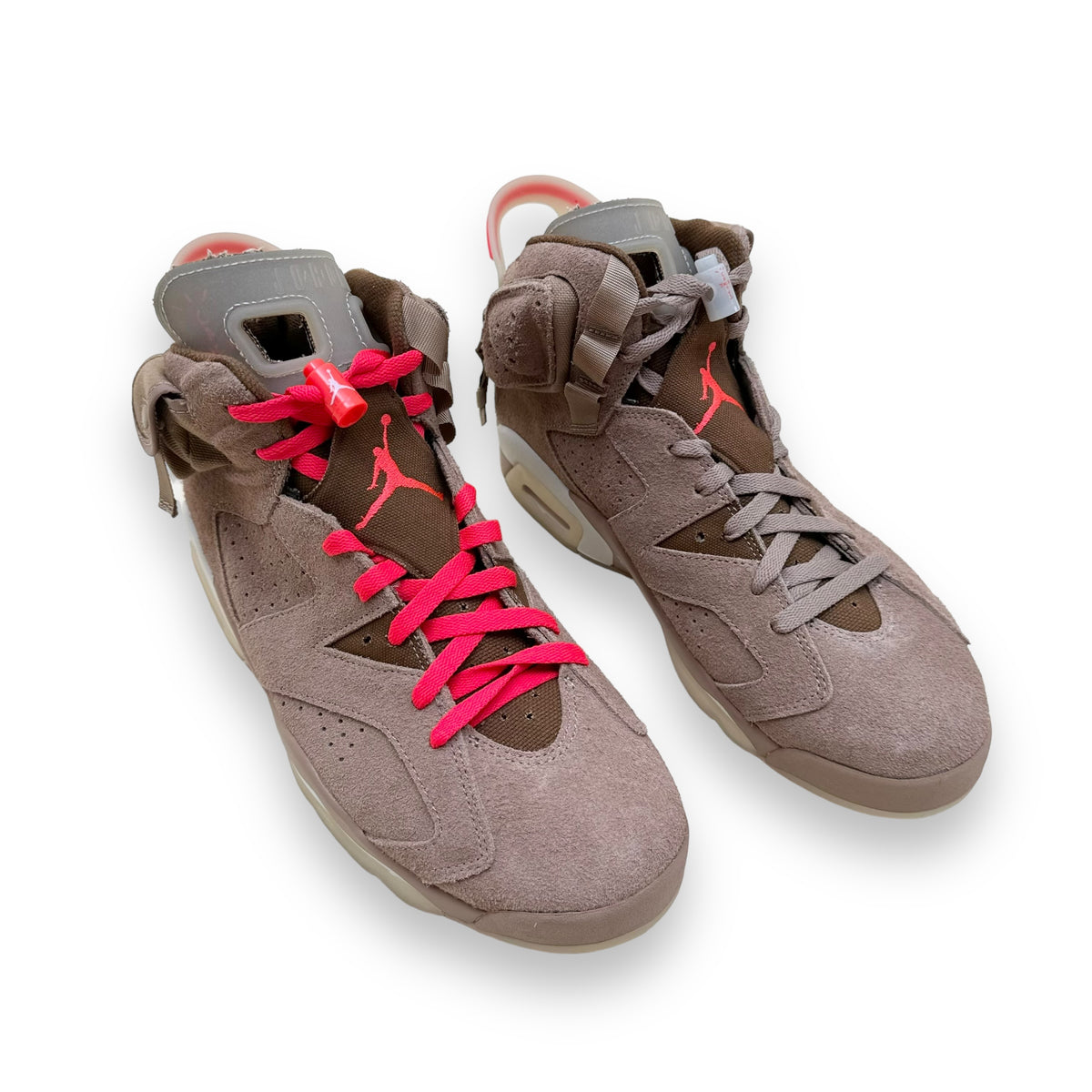 TRAVIS SCOTT X NIKE JORDAN 6 RETRO MID SNEAKER BRITISH KHAKI UK8.5