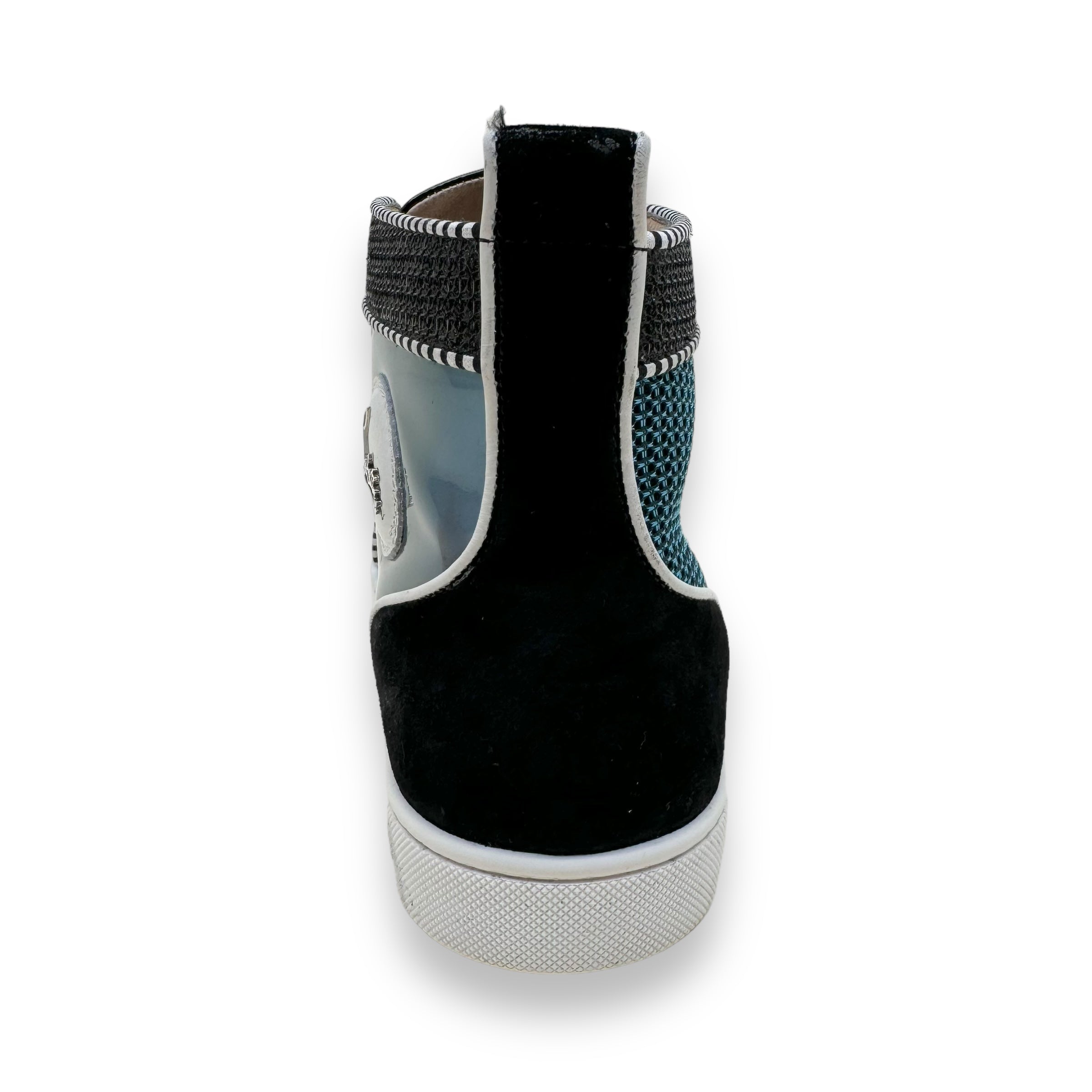 CHRISTIAN LOUBOUTIN LOUIS ORLATO FLAT SNEAKER BLUE / BLACK UK9
