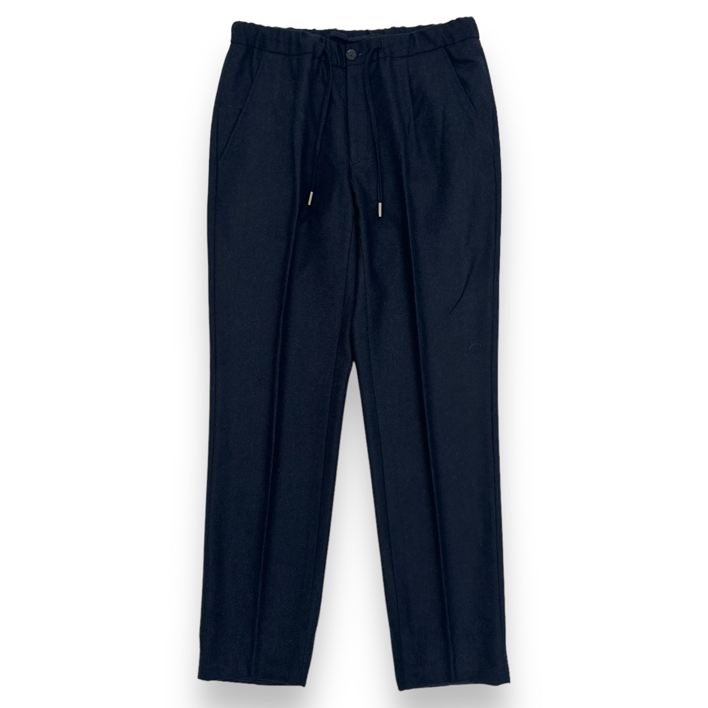 THOM SWEENEY WOOL / CASHMERE DRAWSTRING TROUSERS L