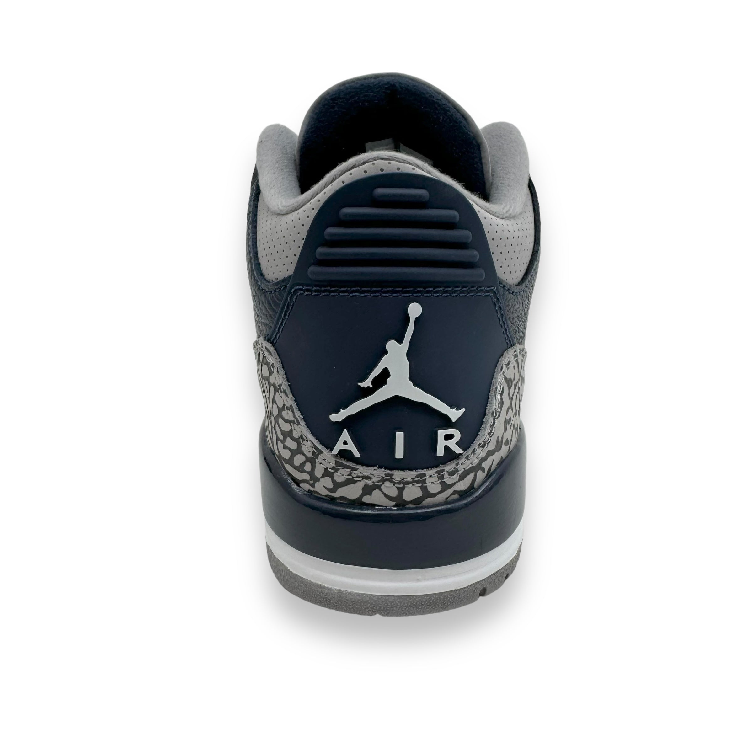 AIR JORDAN 3 RETRO GEORGETOWN SNEAKER NAVY / GREY UK8.5