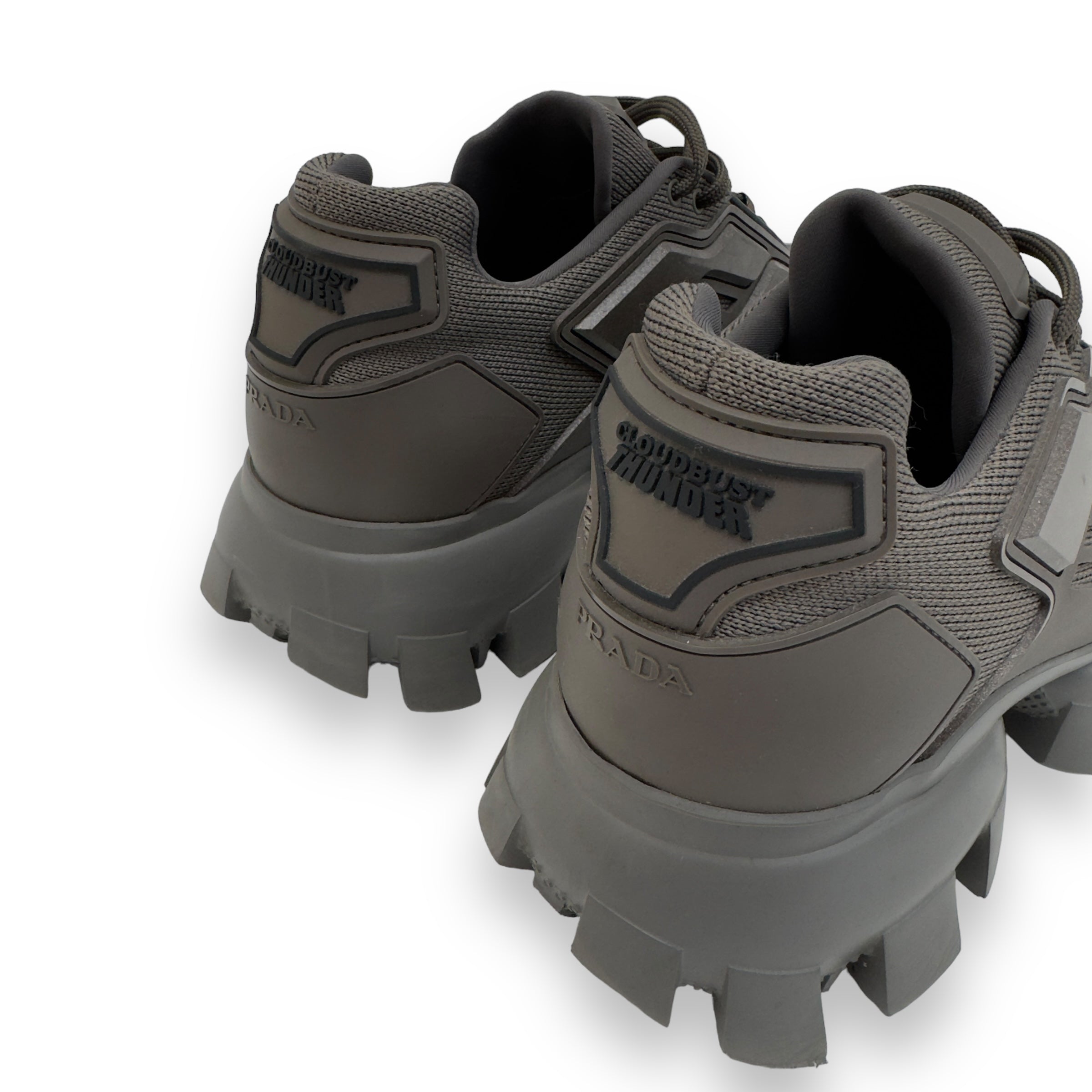 PRADA CLOUDBUST THUNDER SNEAKER GREY UK9