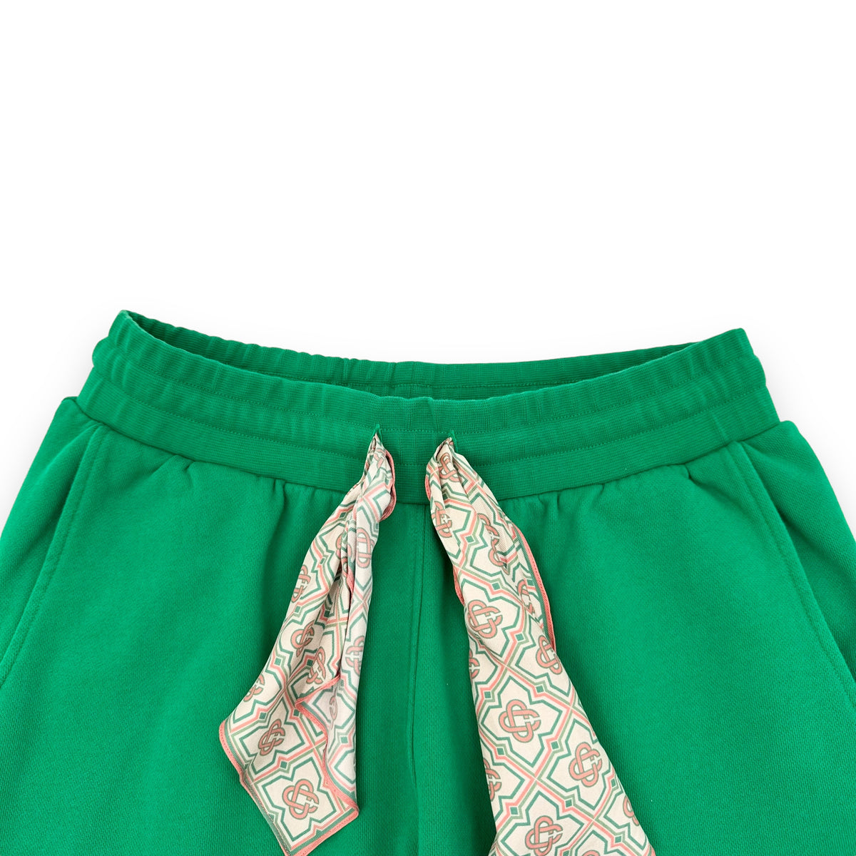 CASABLANCA SCARF SWEATPANTS GREEN M