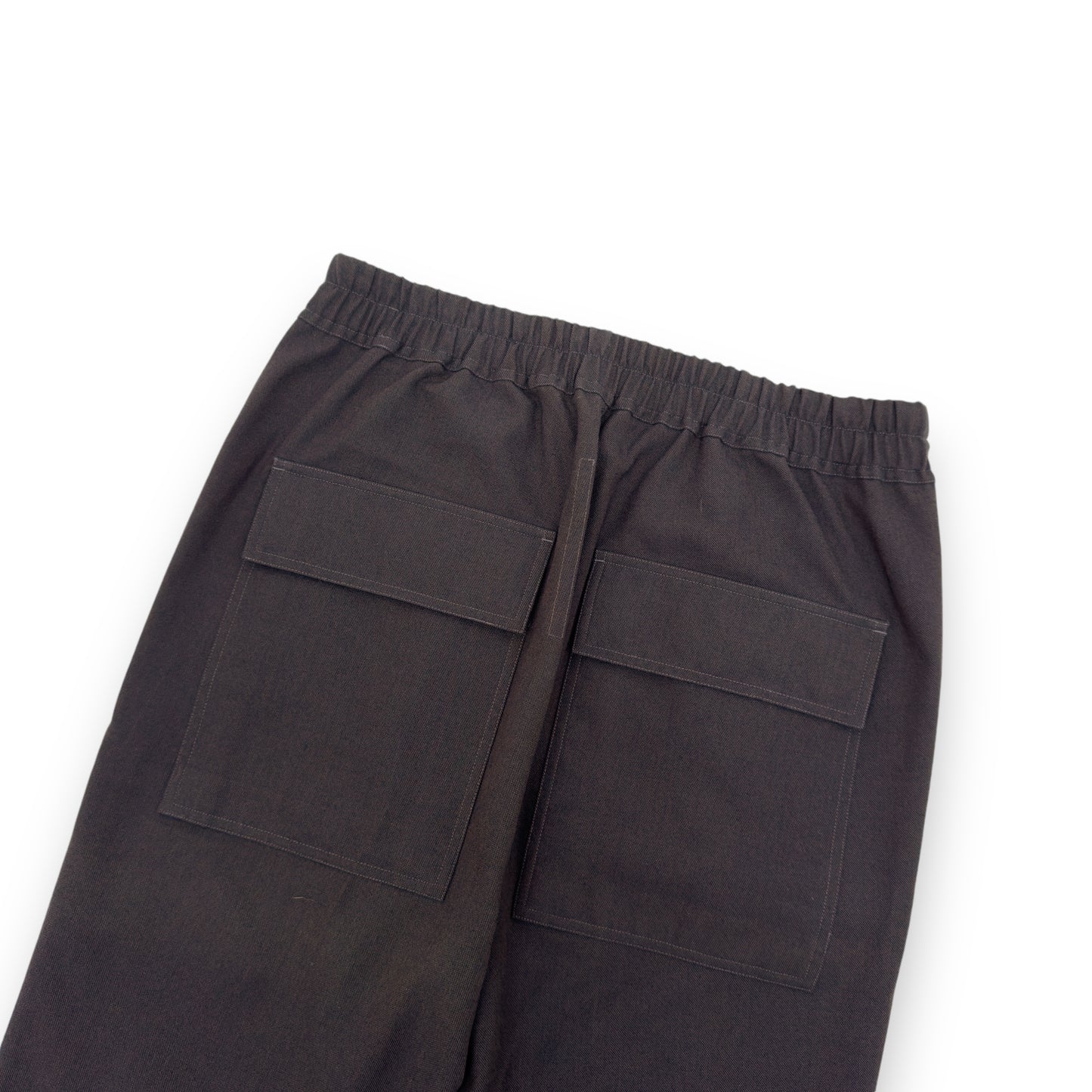 RICK OWENS PERFORMA FW20 TROUSERS BRONZE M