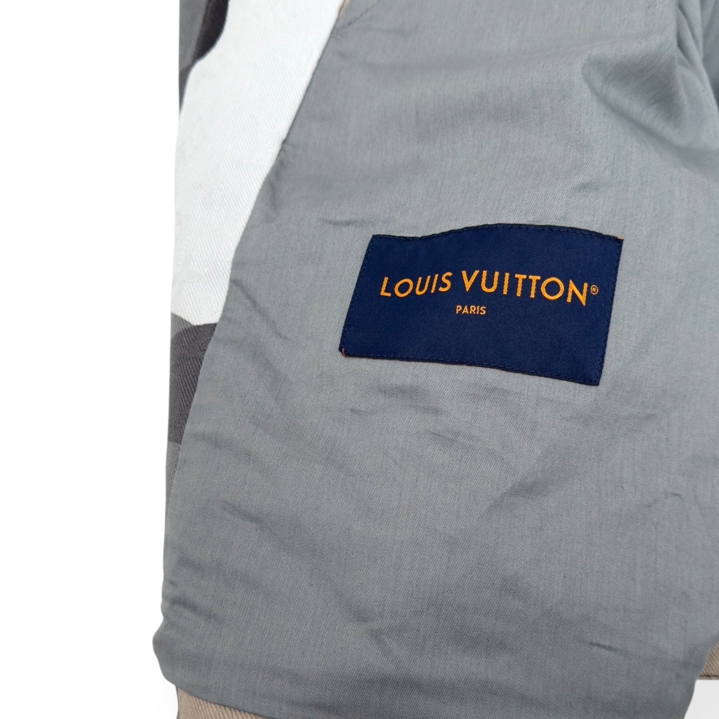 LOUIS VUITTON X KID SUPER FW23 PATCHWORKED PORTRAIT DENIM JACKET FR54 / XL