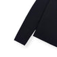 DIOR LOGO PATCH CREWNECK WOOL SWEATER BLACK L