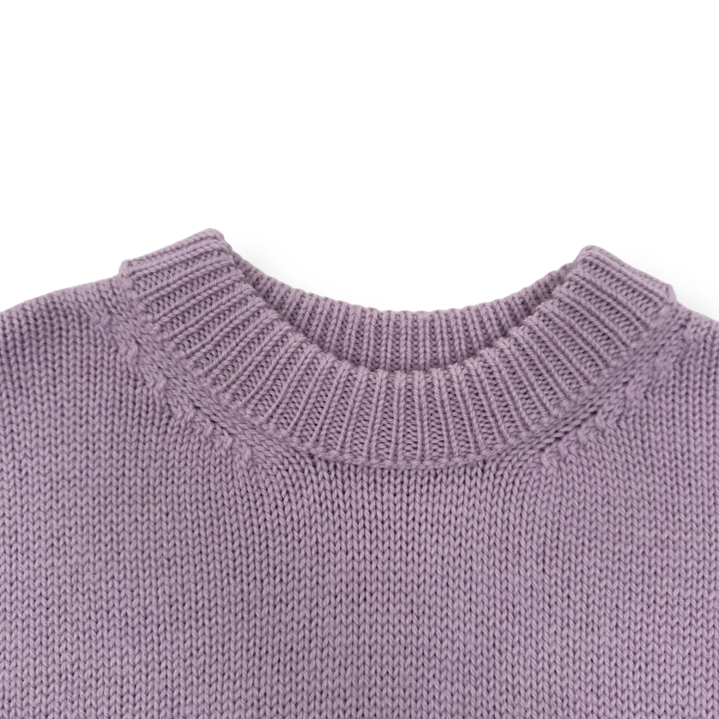 PALM ANGELS OVERSIZED WOOL CREWNECK SWEATER PINK XS