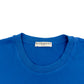 GIVENCHY OVERSIZED LOGO PRINT COTTON T-SHIRT BLUE / WHITE M