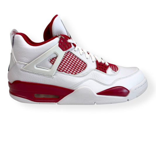 JORDAN 4 RETRO SNEAKER ALTERNATE 89 RED / WHITE UK9.5