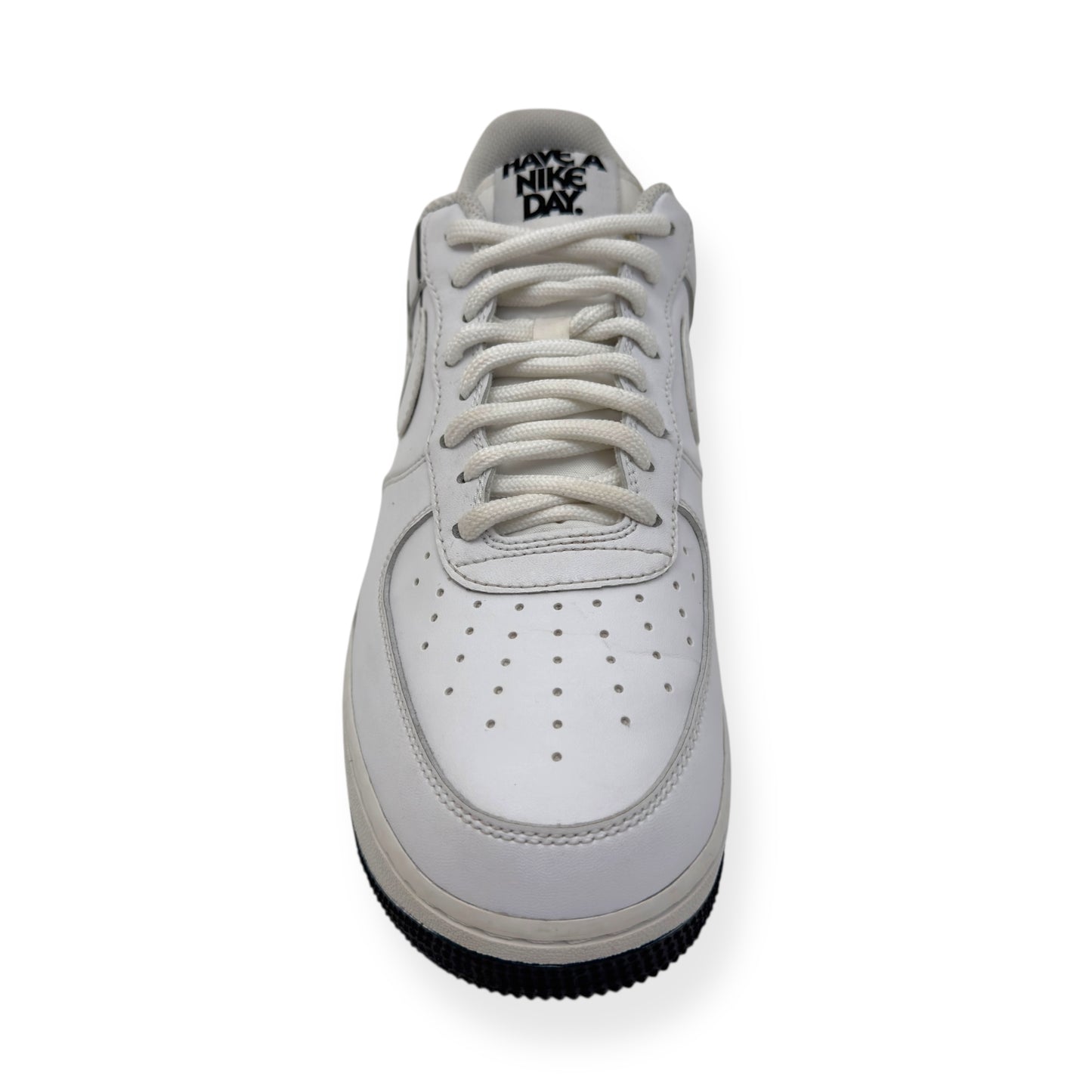 NIKE AIRFORCE 1 LOW TOP SNEAKER ‘HAVE A NICE DAY’ WHITE UK9.5
